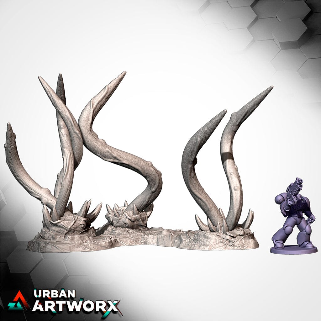 Tabletop Gelände - Txarli Factory - Hellish Terrain Txarli Factory Tentacle 02 