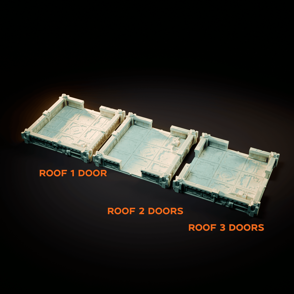 Tabletop Gelände - Txarli Factory - Hive City Gelände Txarli Factory Roof 1 Door 