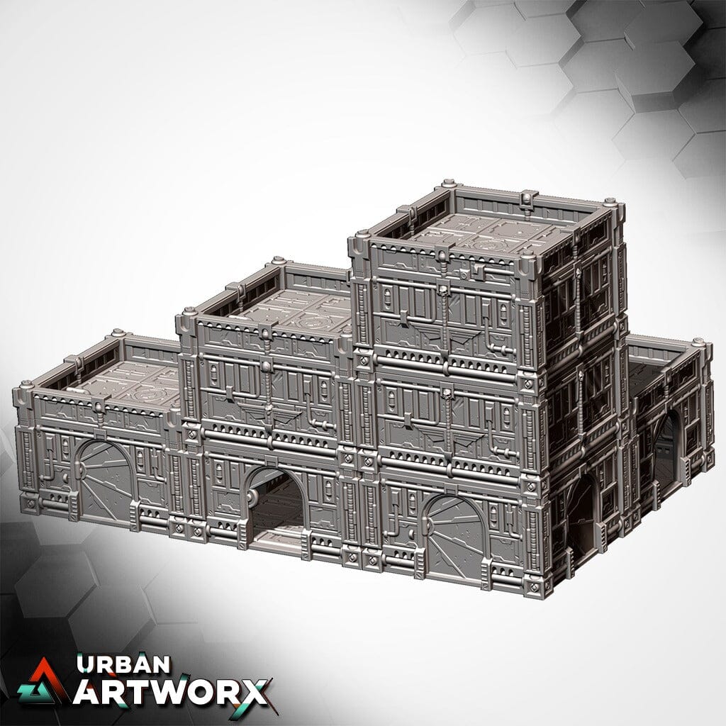 Tabletop Gelände - Txarli Factory - Hive City Txarli Factory 