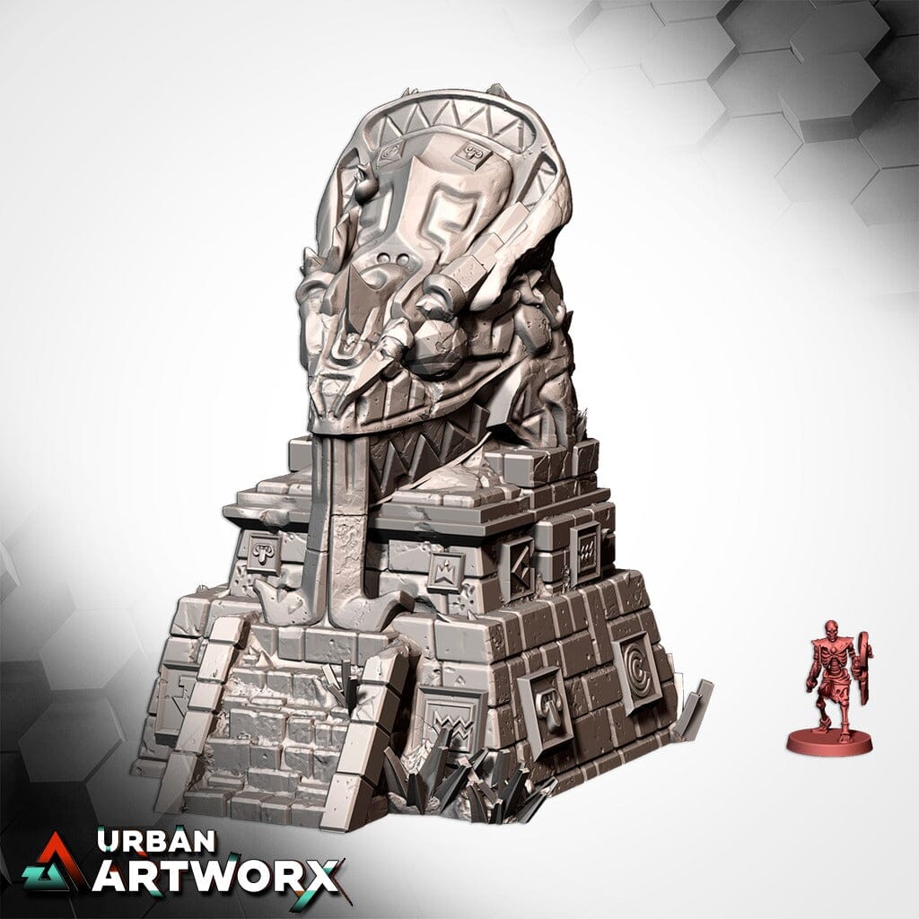 Tabletop Gelände - Txarli Factory - Lost City Txarli Factory Sacred Fountain 01 