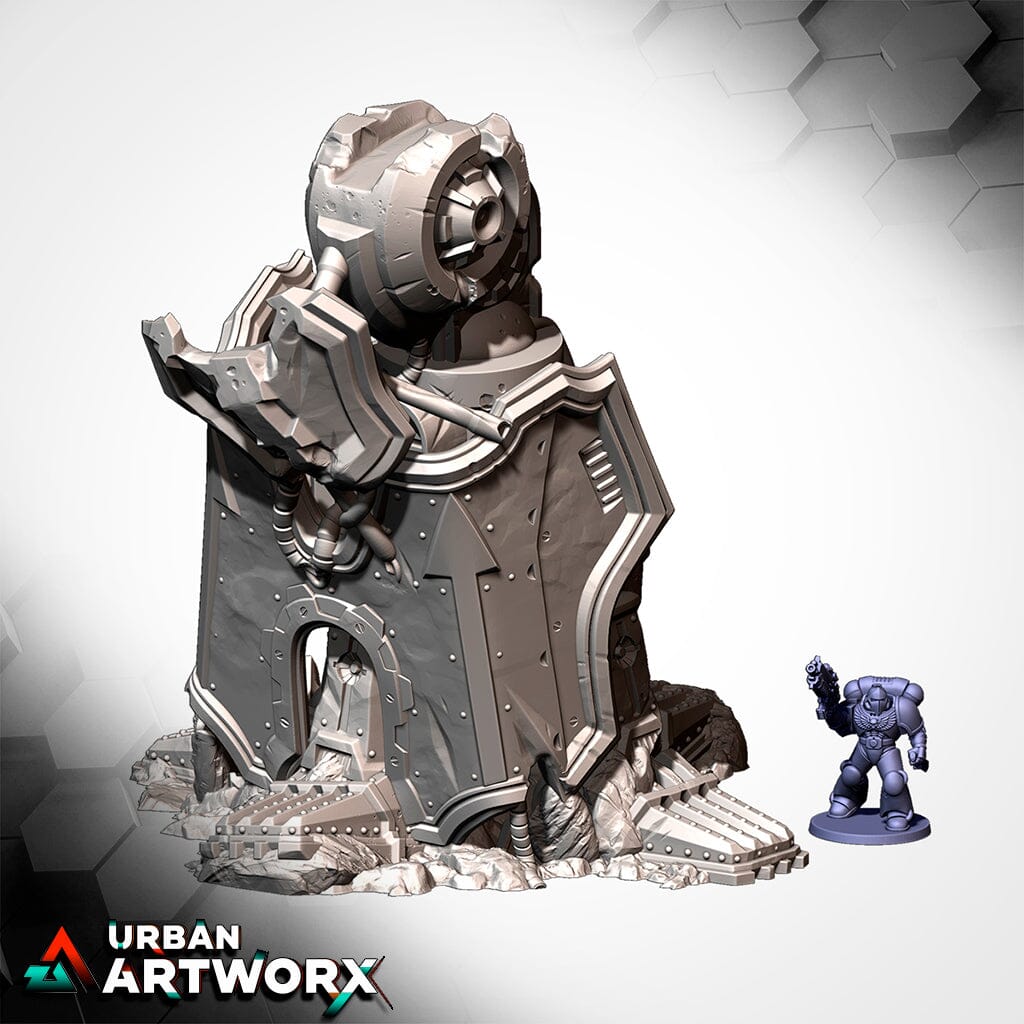 Tabletop Gelände - Txarli Factory - Mega Titan Destroyed Txarli Factory Titan Foot 