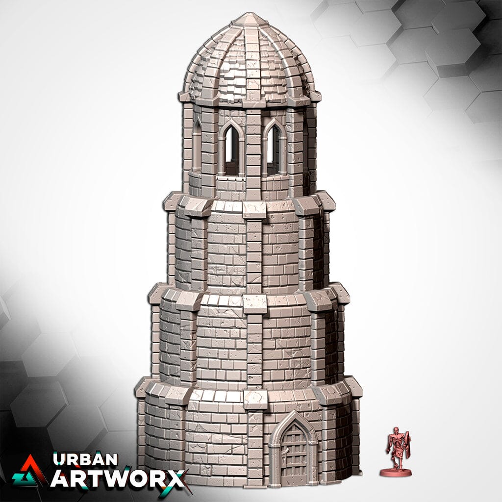 Tabletop Gelände - Txarli Factory - Middle Earth Town Txarli Factory Tower 