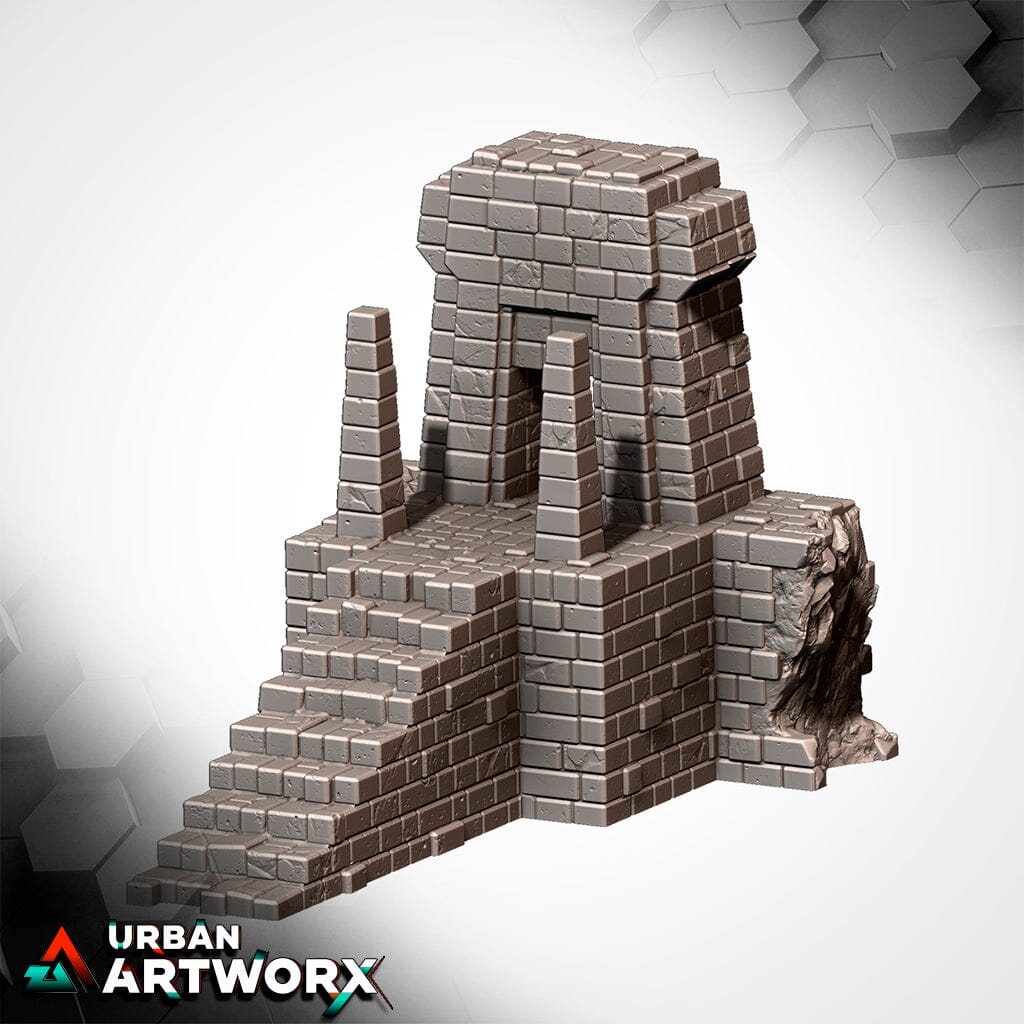 Tabletop Gelände - Txarli Factory - Modular Civilization Txarli Factory Portal 01 