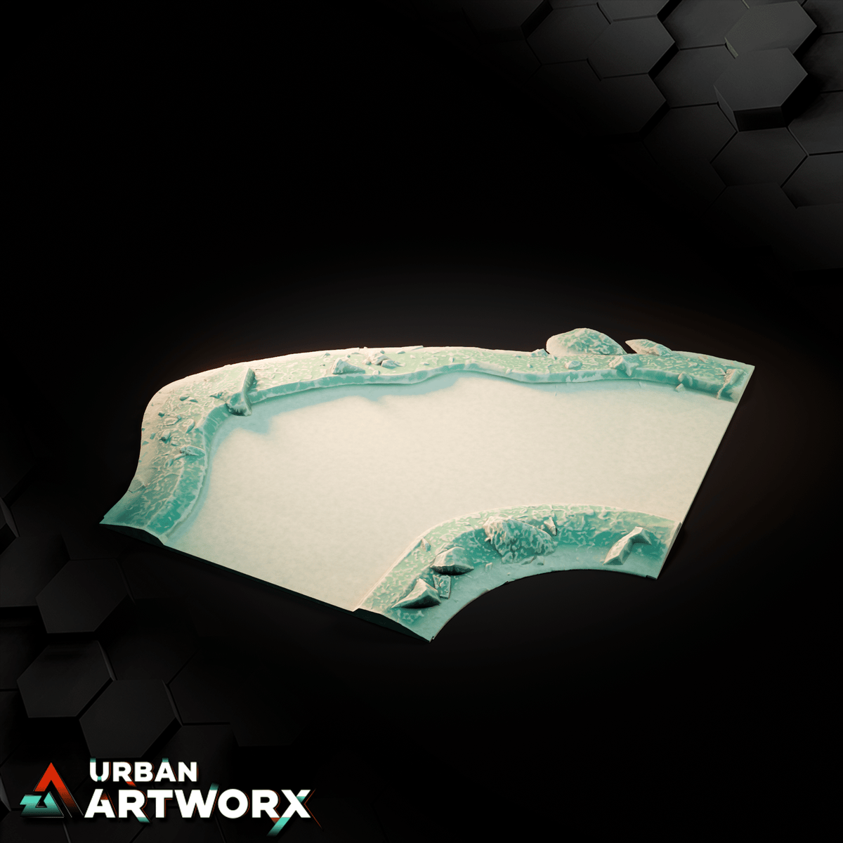 Tabletop Gelände - Txarli Factory - Modular River Gelände Txarli Factory 