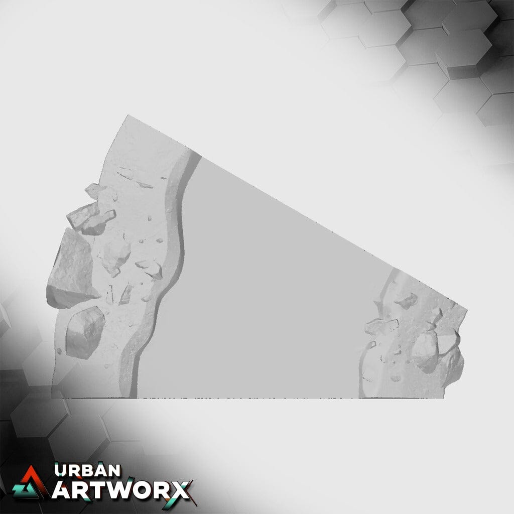 Tabletop Gelände - Txarli Factory - Modular River Txarli Factory Curve 30 02 