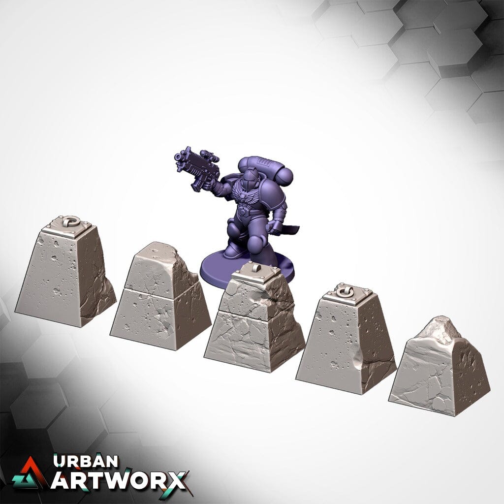 Tabletop Gelände - Txarli Factory - Obstacles of War Txarli Factory Block A 