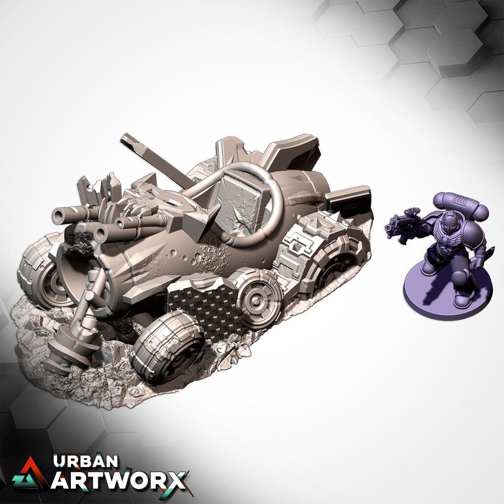 Tabletop Gelände - Txarli Factory - Ork Buggies Txarli Factory Buggy 02 - V1 