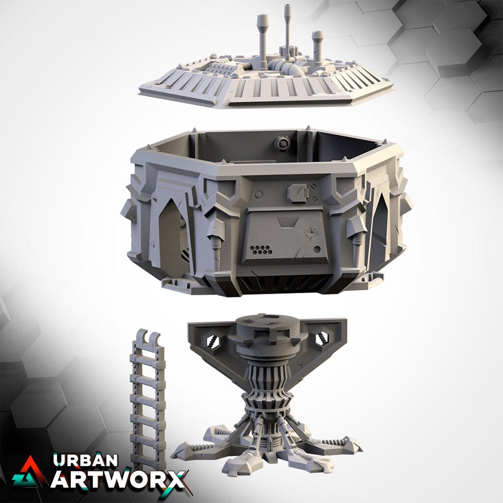 Tabletop Gelände - Txarli Factory - Sci-Fi City Txarli Factory 