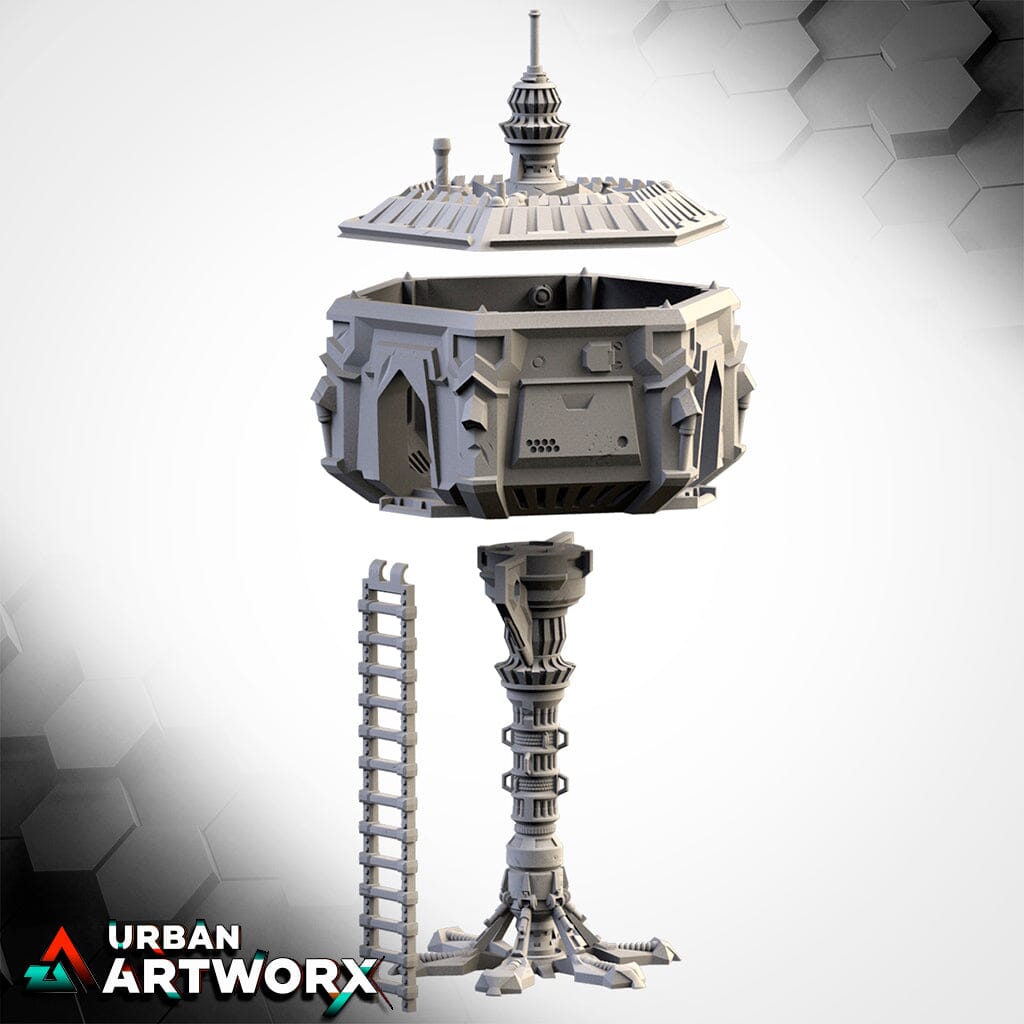 Tabletop Gelände - Txarli Factory - Sci-Fi City Txarli Factory 