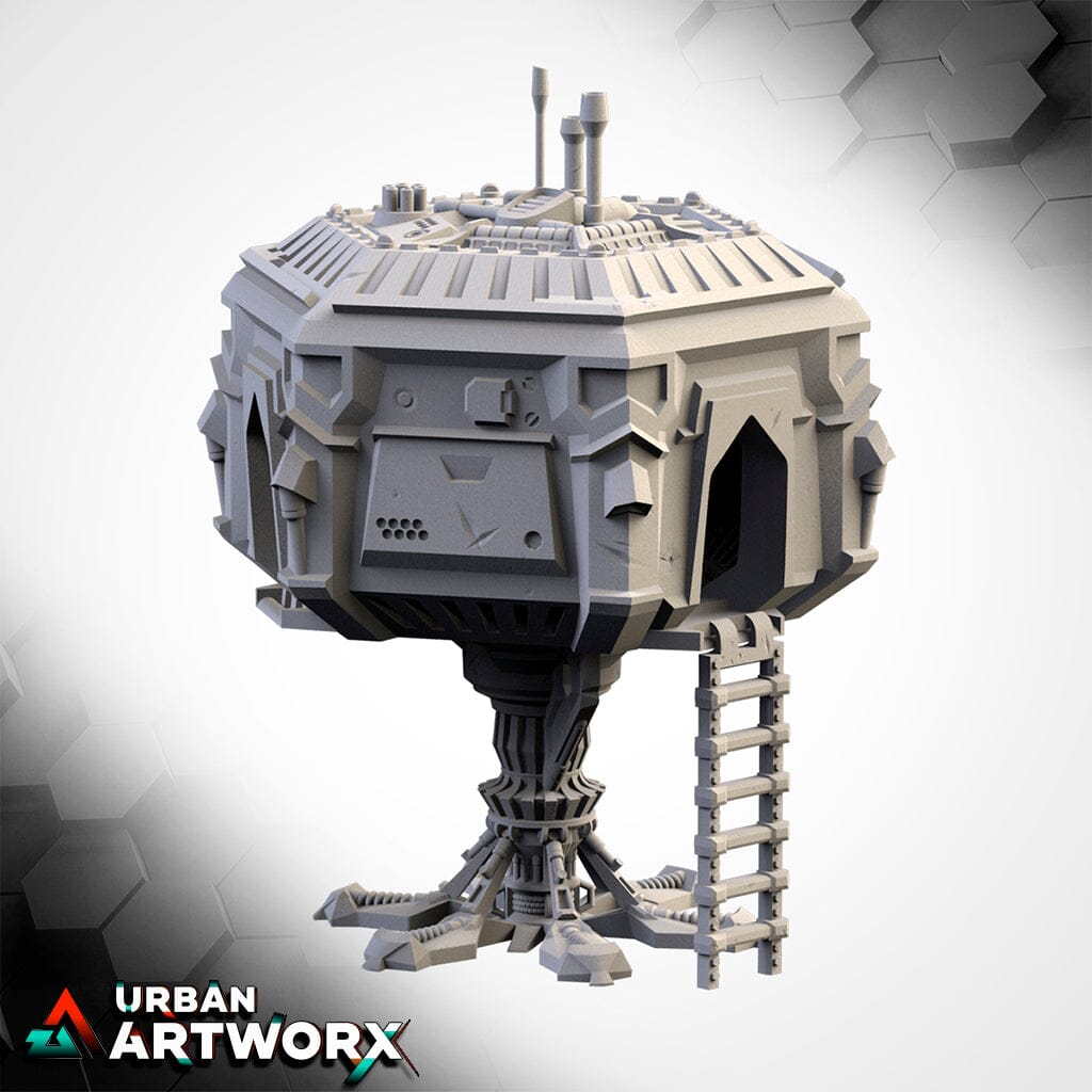 Tabletop Gelände - Txarli Factory - Sci-Fi City Txarli Factory Low House 