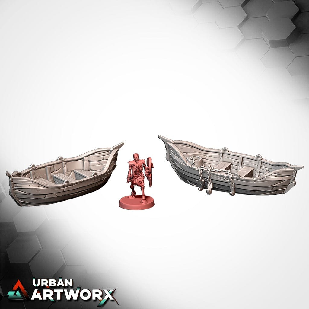 Tabletop Gelände - Txarli Factory - Ships Aground Txarli Factory Boat 01 