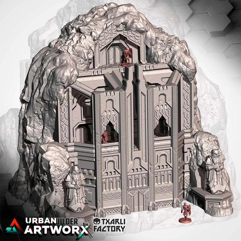 Tabletop Gelände - Txarli Factory - The Isolated Mountain Txarli Factory 