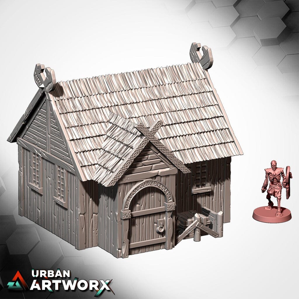Tabletop Gelände - Txarli Factory - Village of Middle Earth Txarli Factory House 04 