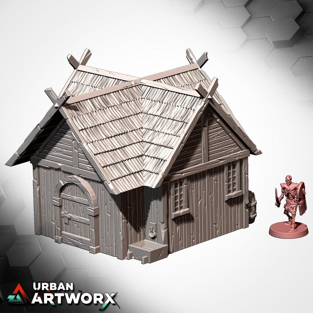 Tabletop Gelände - Txarli Factory - Village of Middle Earth Txarli Factory House 05 