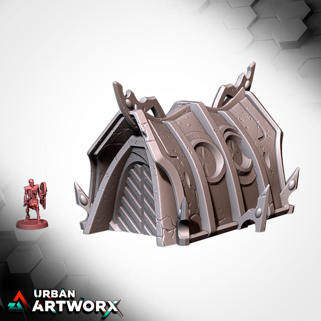 Tabletop Gelände - Txarli Factory - Village of the Dark Elves Txarli Factory House 01 