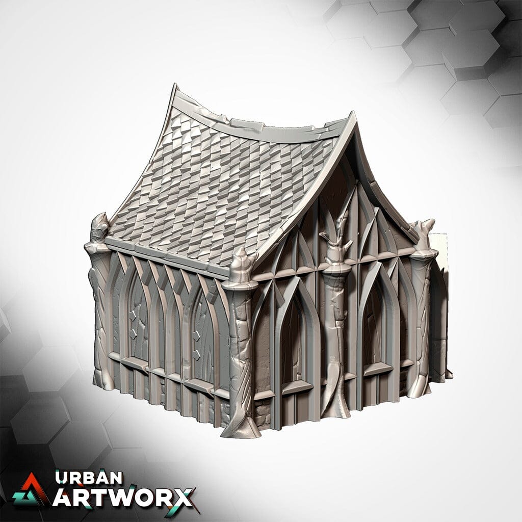 Tabletop Gelände - Txarli Factory - Wood Elf Village Txarli Factory 