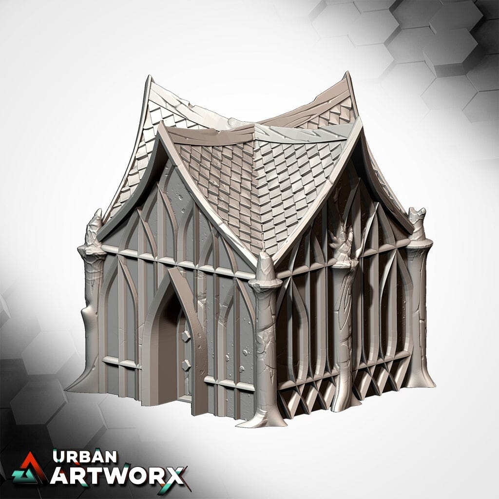 Tabletop Gelände - Txarli Factory - Wood Elf Village Txarli Factory 