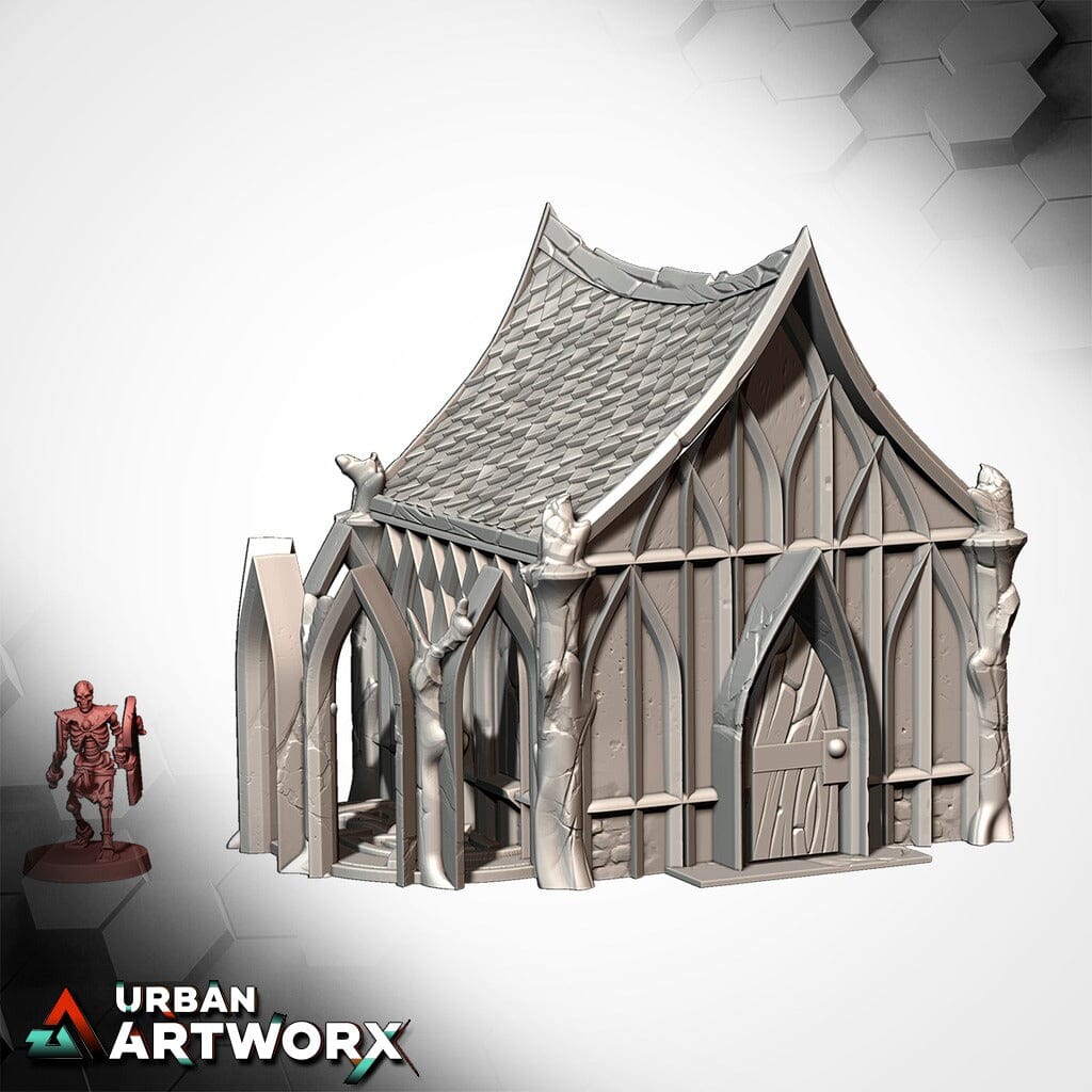 Tabletop Gelände - Txarli Factory - Wood Elf Village Txarli Factory House WE 03 