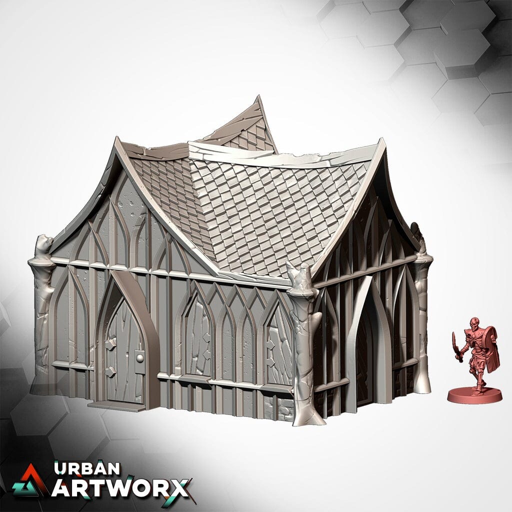 Tabletop Gelände - Txarli Factory - Wood Elf Village Txarli Factory House WE 05 