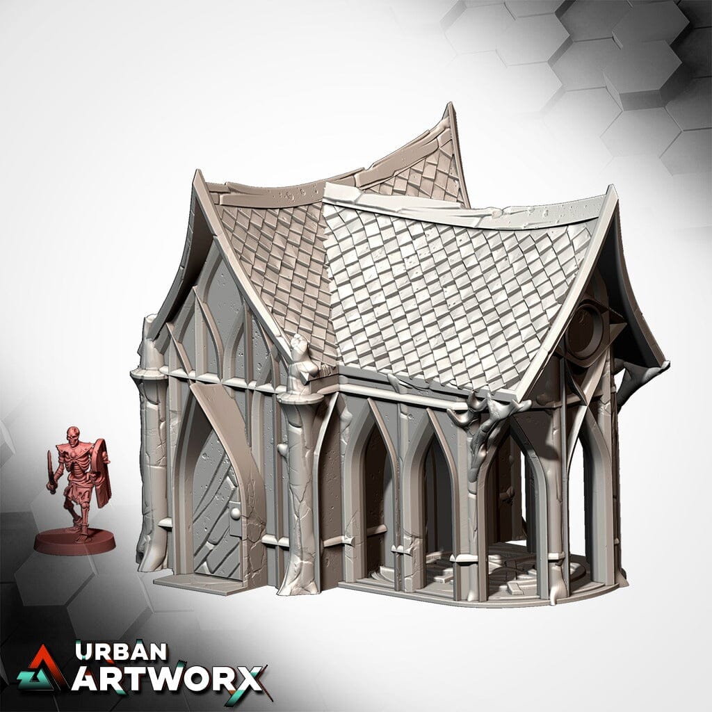 Tabletop Gelände - Txarli Factory - Wood Elf Village Txarli Factory House WE 06 