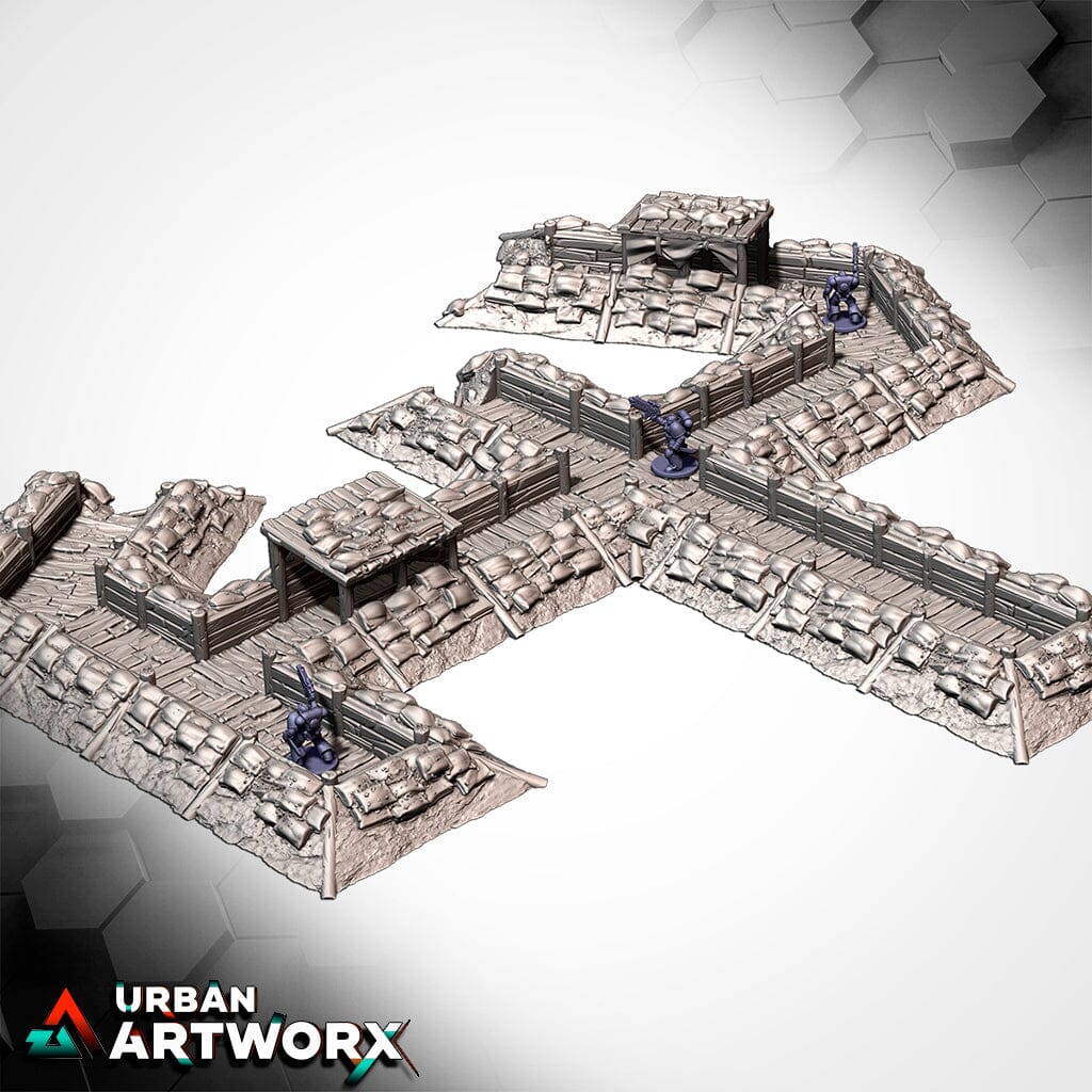 Tabletop Gelände - Txarli Factory - WWII Trenches Txarli Factory 