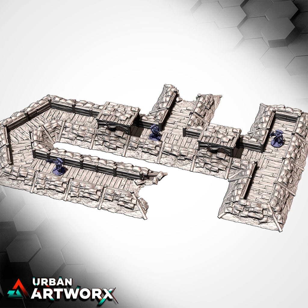 Tabletop Gelände - Txarli Factory - WWII Trenches Txarli Factory 