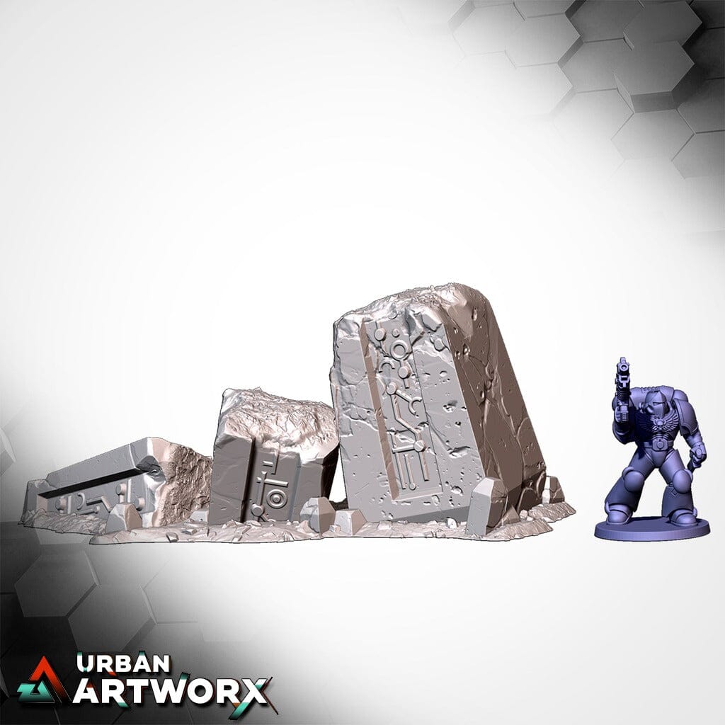 Tabletop Gelände - Txarli Factory - Xenos Monoliths Txarli Factory Menhir 03 