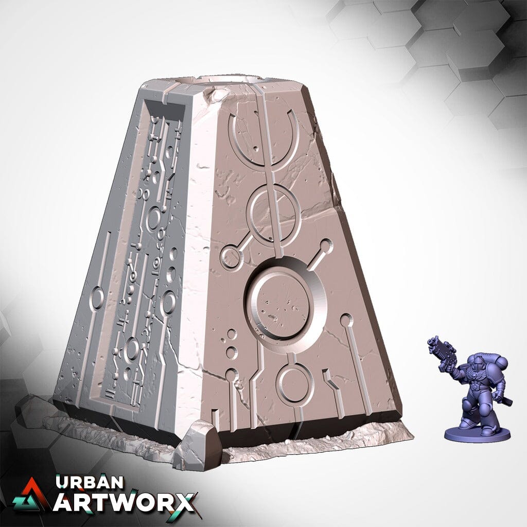 Tabletop Gelände - Txarli Factory - Xenos Monoliths Txarli Factory Monolith 01 