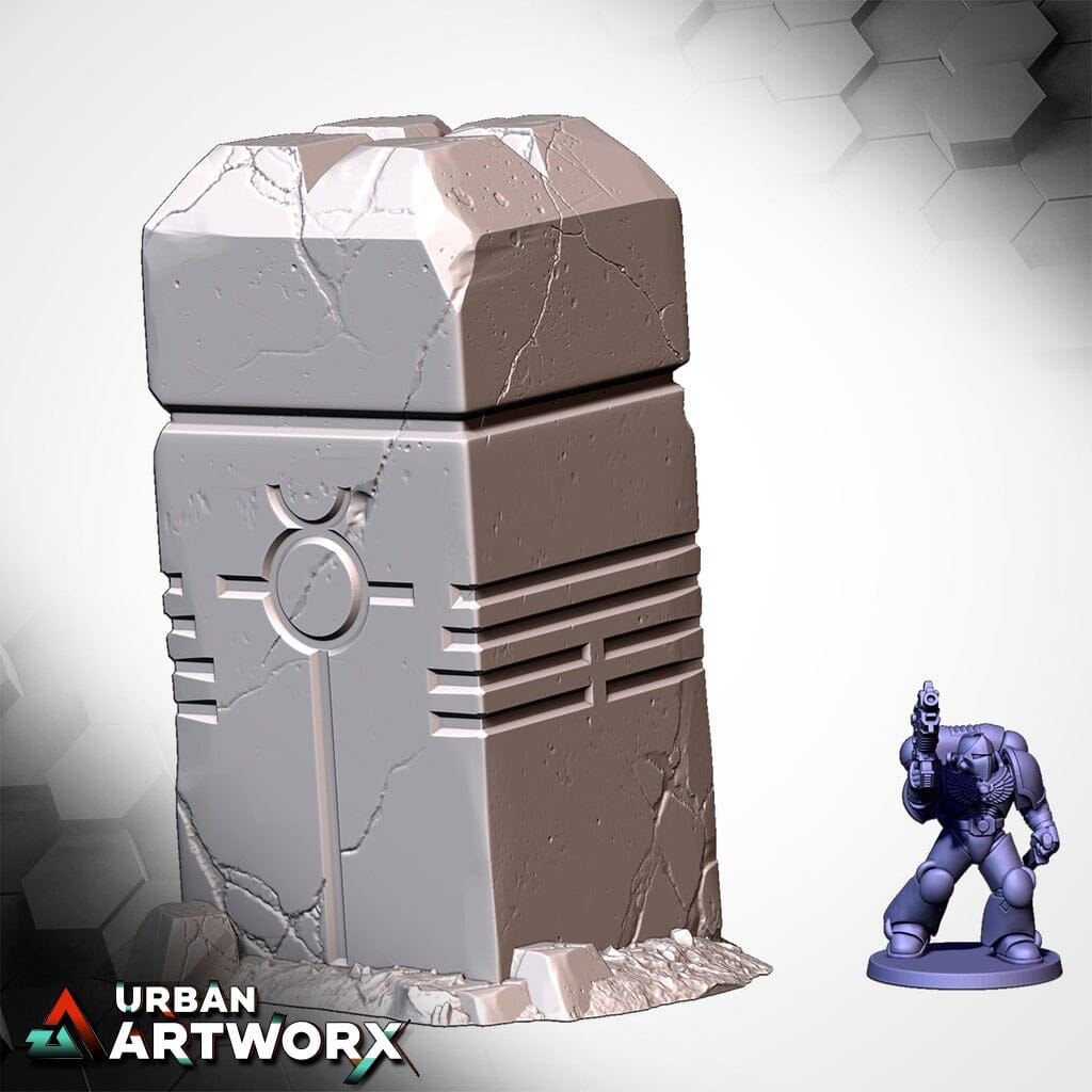 Tabletop Gelände - Txarli Factory - Xenos Monoliths Txarli Factory Monolith 05 
