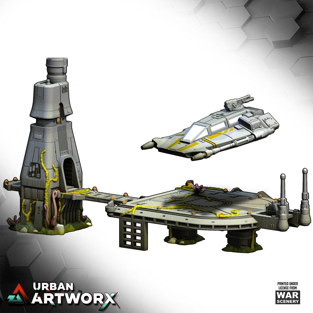 Tabletop Gelände - War Scenery - Insurgent Battleforce - Insurgent Landing Pad War Scenery 