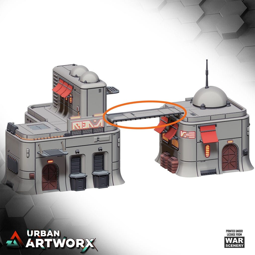Tabletop Gelände - War Scenery - Outer Rim Territories - Bridges Set War Scenery 