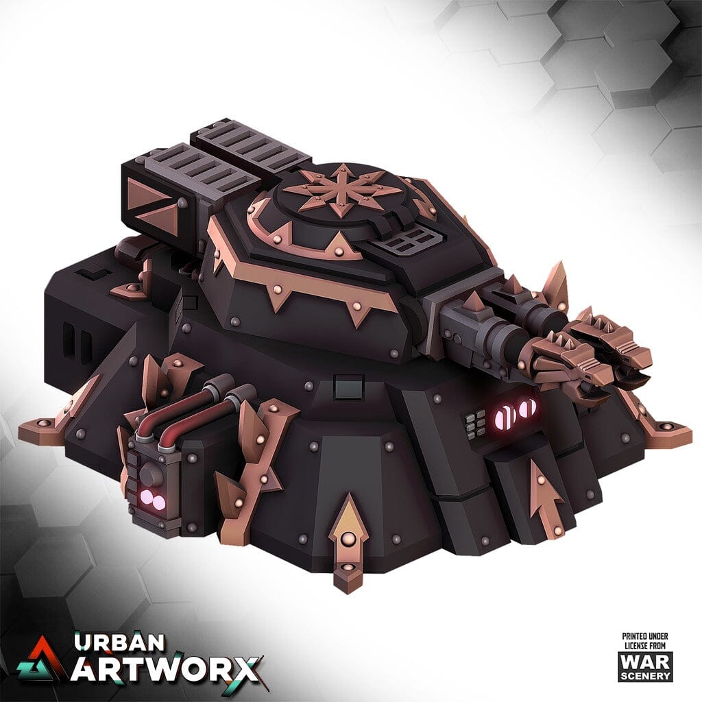 Tabletop Gelände - Warscenery - Corrupted Snctum - Chaos Defense Turret War Scenery 