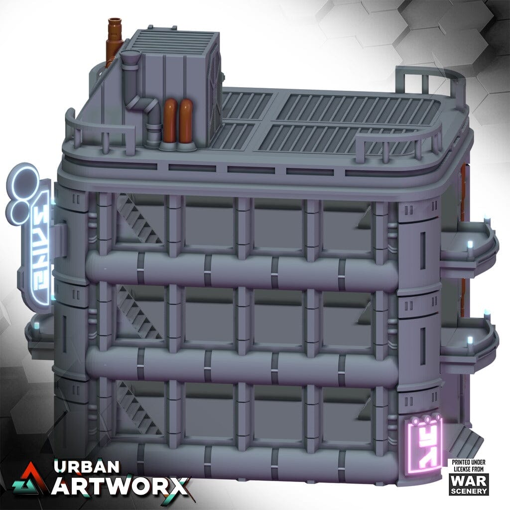 Tabletop Gelände - Warscenery - District 1919 - Stackable House War Scenery Atachments 