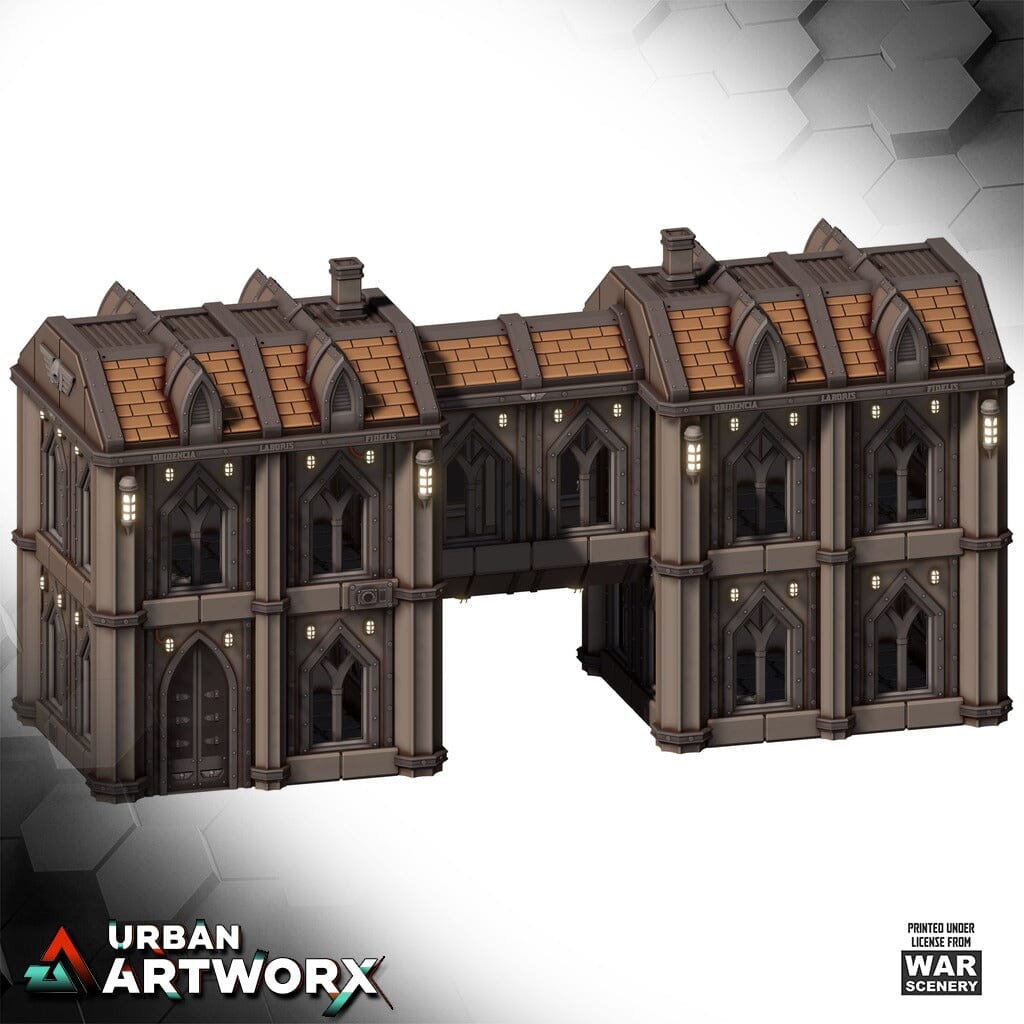 Tabletop Gelände - Warscenery - Fall of Castograd - Double Hab Unit War Scenery 