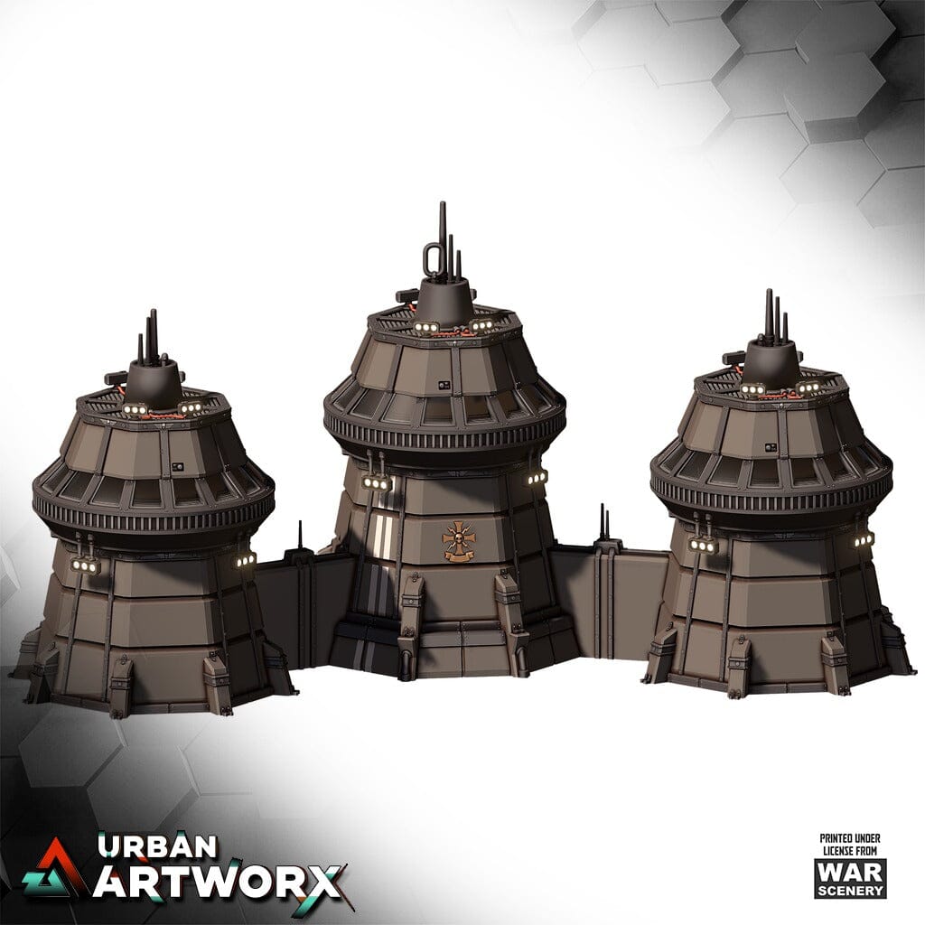 Tabletop Gelände - Warscenery - Fall of Castograd - Fire Control Station War Scenery 