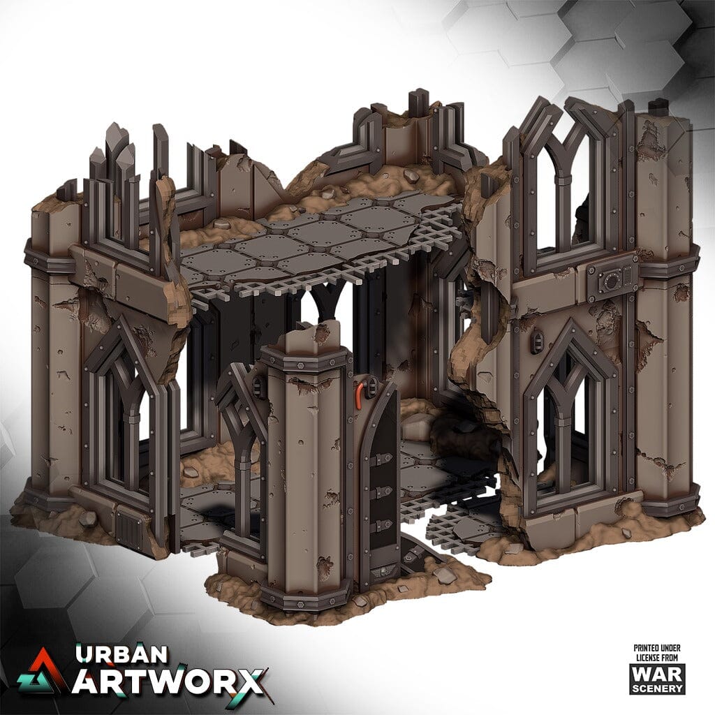 Tabletop Gelände - Warscenery - Fall of Castograd - Hab Unit 2 War Scenery 