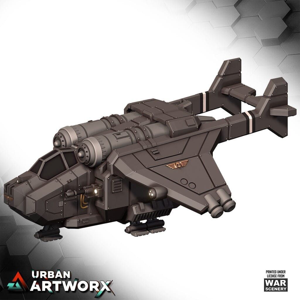 Tabletop Gelände - Warscenery - Fall of Castograd - Heavy Transport Lander War Scenery 