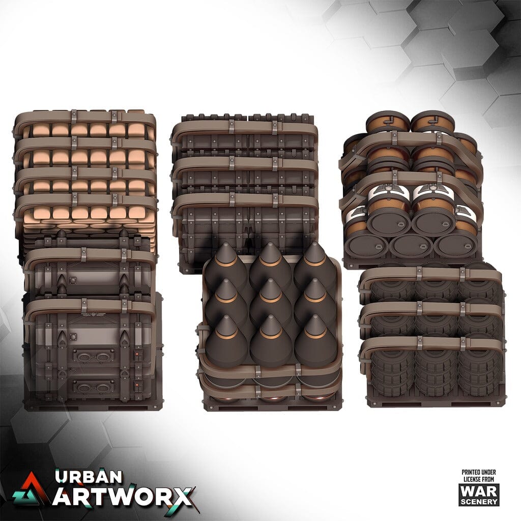 Tabletop Gelände - Warscenery - Fall of Castograd - Supply Shipments War Scenery 