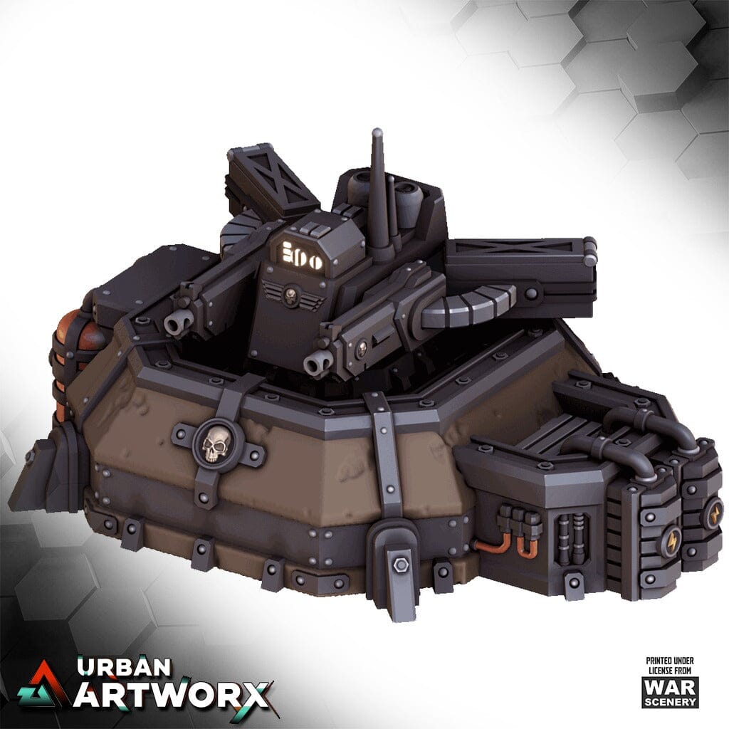 Tabletop Gelände - Warscenery - Grimdark Outpost - Defense Turret War Scenery 
