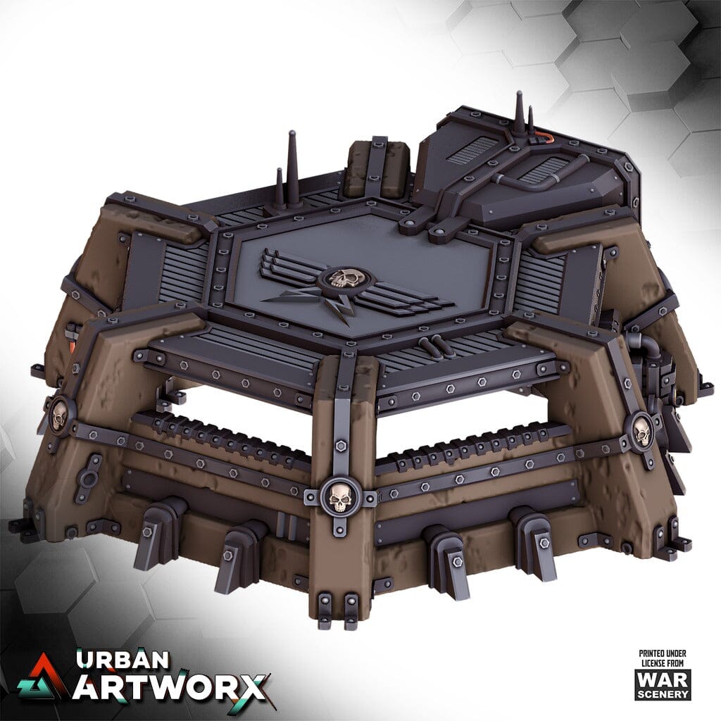 Tabletop Gelände - Warscenery - Grimdark Outpost - Infantry Bunker War Scenery 