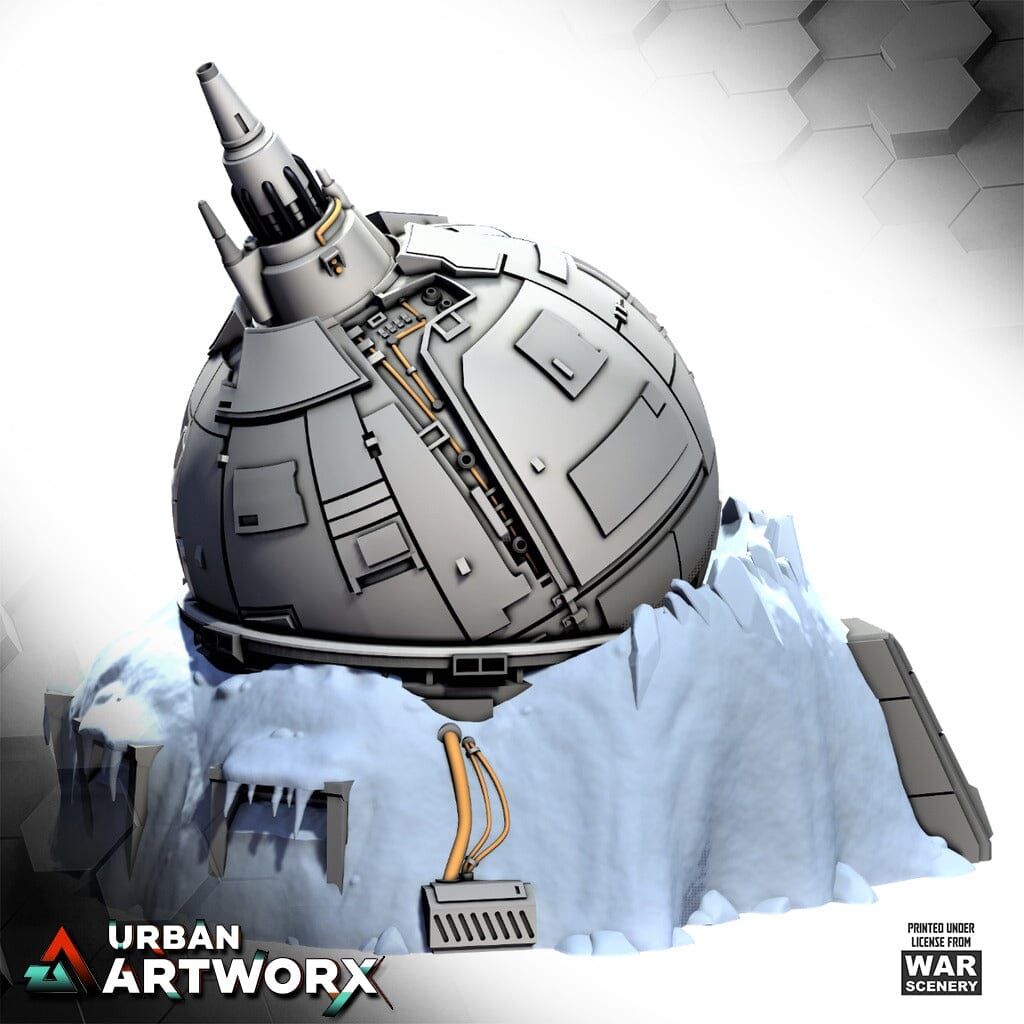 Tabletop Gelände - Warscenery - Rebel Command Base - Ion Cannon War Scenery 