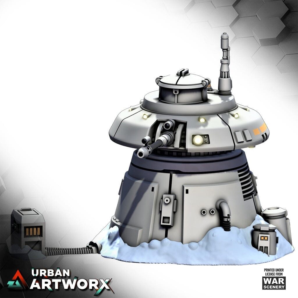Tabletop Gelände - Warscenery - Rebel Command Base - Laser Cannon War Scenery 