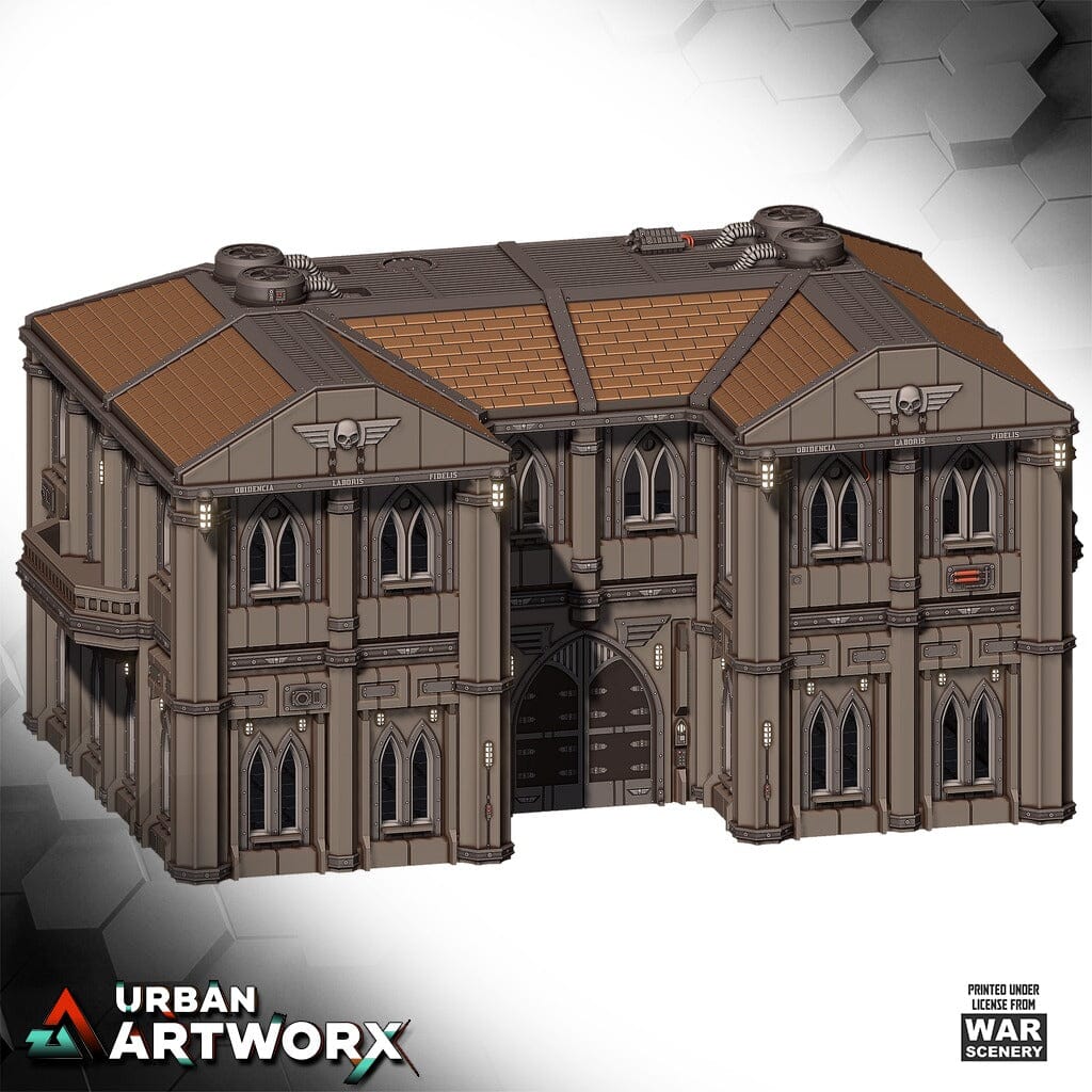 Tabletop Gelände - Warscenery - Siege of Castograd - Townhall War Scenery 