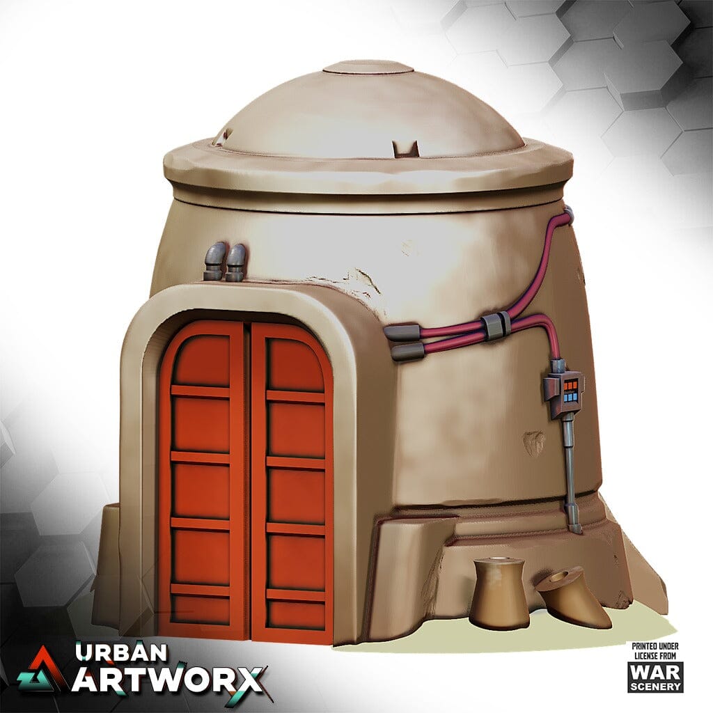 Tabletop Gelände - Warscenery - Streets of Yar'kassy - Desert Toilet War Scenery 