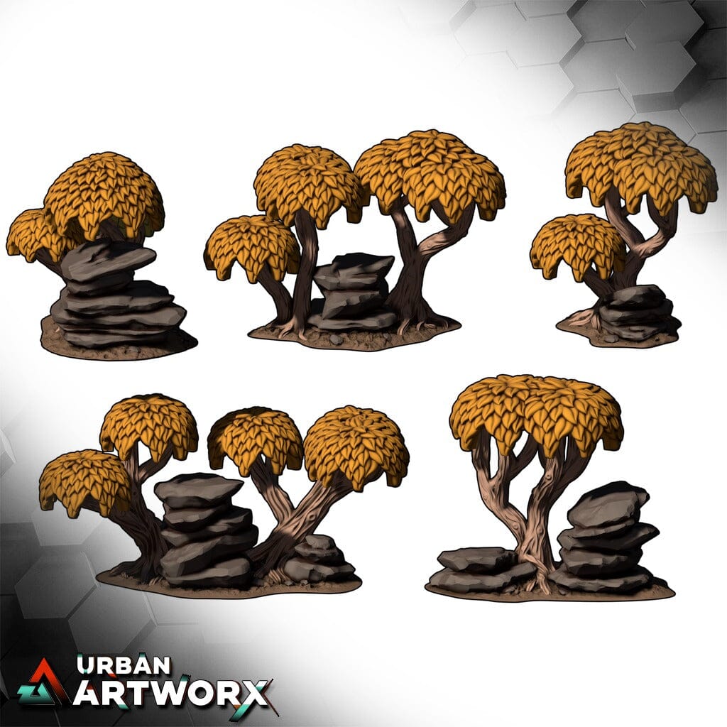 Tabletop Gelände - Warscenery - United Empire - Distant Worlds Trees War Scenery 