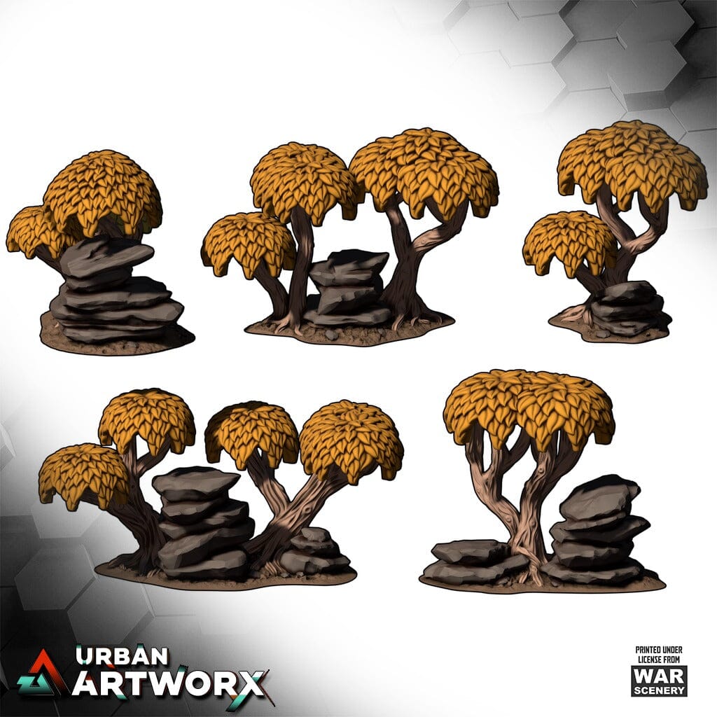 Tabletop Gelände - Warscenery - United Empire - Distant Worlds Trees War Scenery 