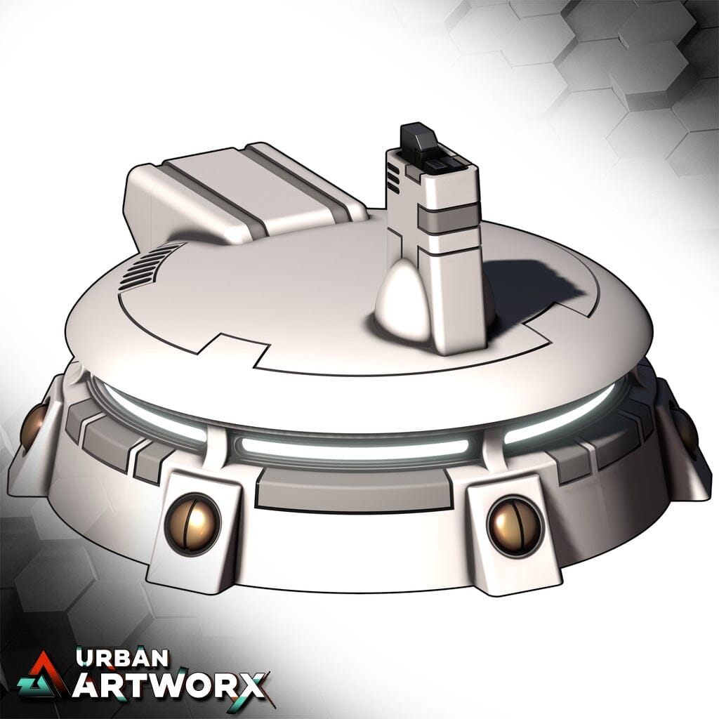 Tabletop Gelände - Warscenery - United Empire - Outpost Bunker Closed War Scenery 