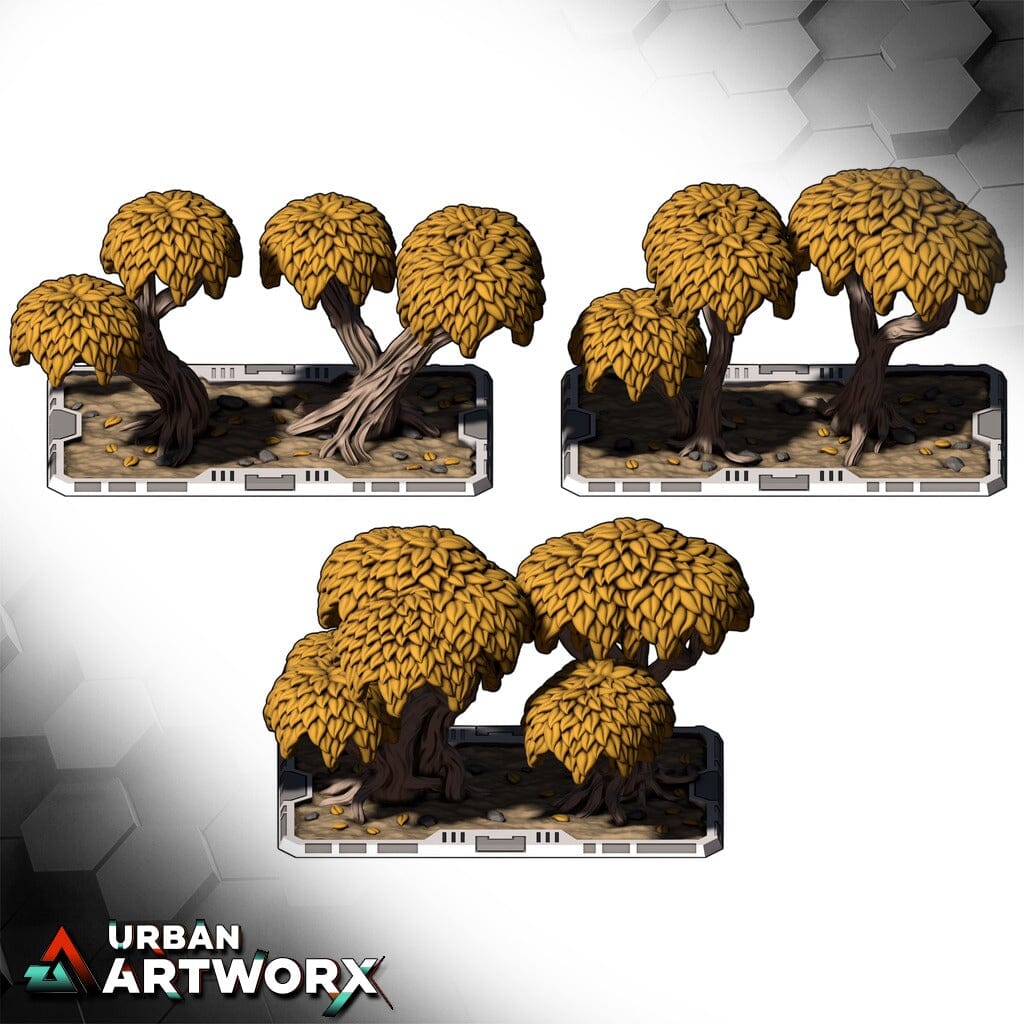Tabletop Gelände - Warscenery - United Empire - Urban Vegetation War Scenery 