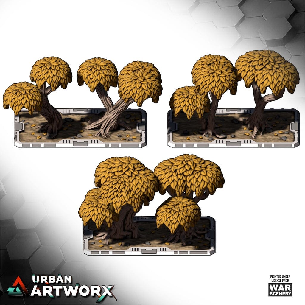 Tabletop Gelände - Warscenery - United Empire - Urban Vegetation War Scenery 