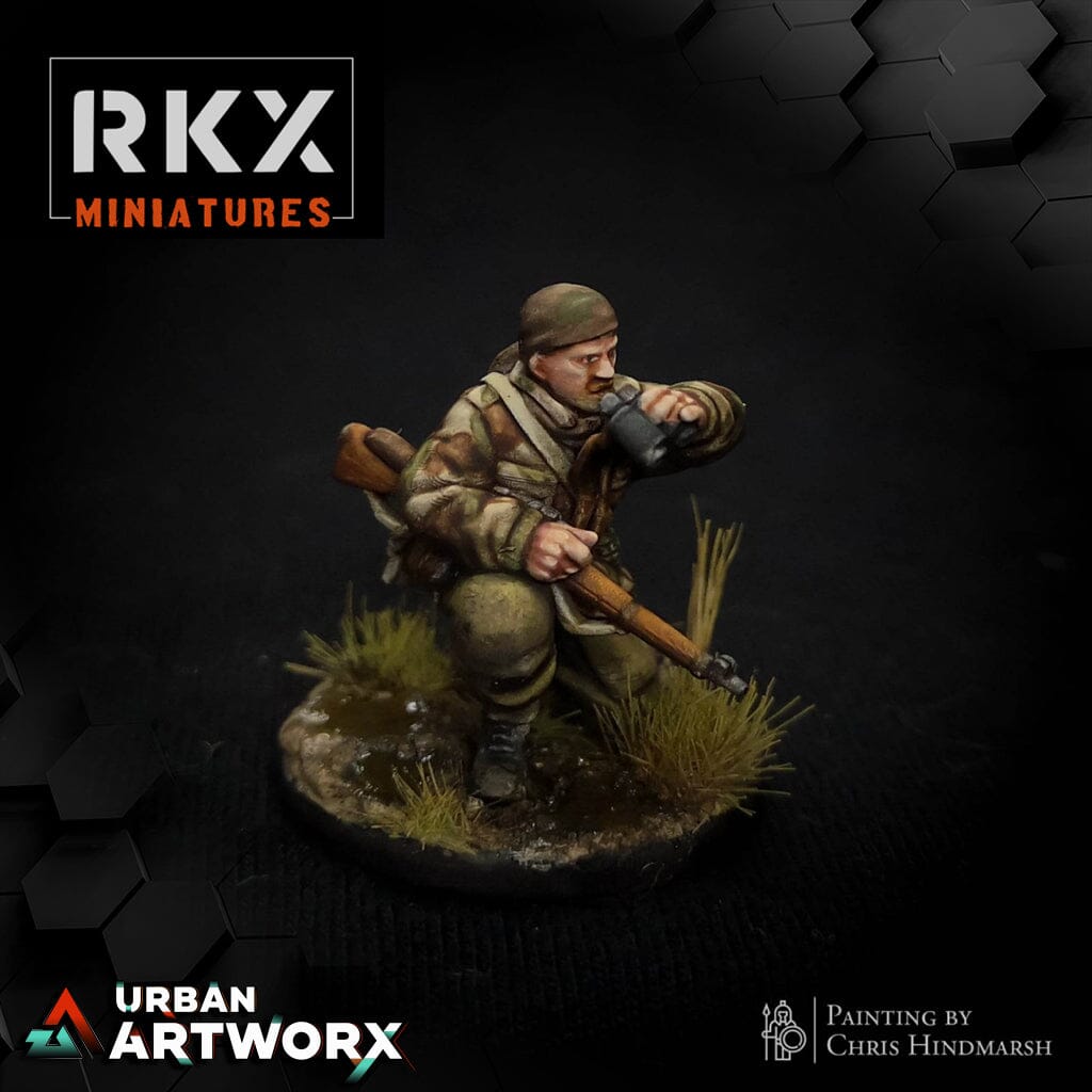 Tabletop Miniaturen - RKX Miniatures - Operation Plunder Canadians - Sniper RKX Miniatures 